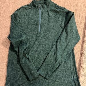 lululemon - Quarter Zip Shirt - Longer lenth - Aqua - Size M